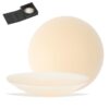 Anti-Bump Ultra-Thin Breathable Silicone Self-Adhesive Invisible Breast Stickers, 8CM White Skin, 8CM Dark Skin, 8CM Foundation Skin Color