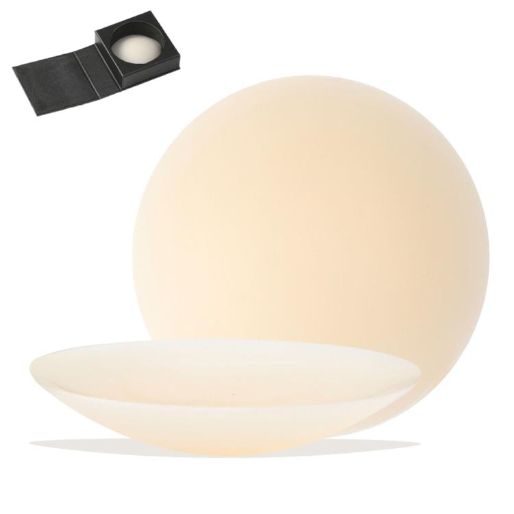Anti-Bump Ultra-Thin Breathable Silicone Self-Adhesive Invisible Breast Stickers, 8CM White Skin, 8CM Dark Skin, 8CM Foundation Skin Color