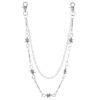Spiked Chain Belt For Men Women Punk Waist Chain For Rave Concerts, Bold Statement Bag & Pant Chains