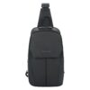 Tigernu Men Large Capacity Chest Bag Anti-Theft Crossbody Shoulder Bag with TSA007 Approved Lock, Tigernu Black