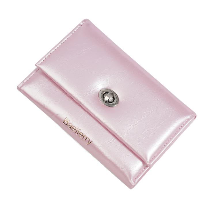 Baellerry N8400 Women Short Style Three Fold Zipper Wallet