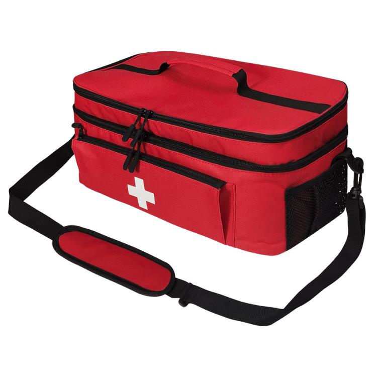 First Aid Kit Medicine Bottle Storage Bag, 29x19.5x17.5cm