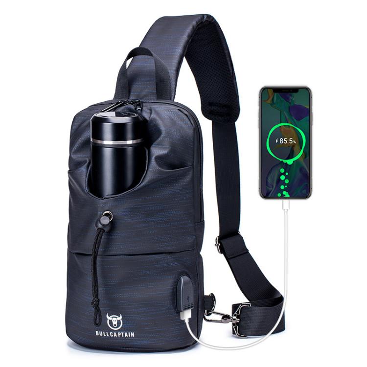 BULL CAPTAIN Sports Bottle Bag Crossbody Oxford Bag