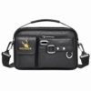 WEIXIER D898 Multi-Functional Men Crossbody Bag Portable Commuter Shoulder Bag, Plain Weave Black, Plain Weave Light Brown, Plain Weave Dark Brown, Lychee Grain Black, Lychee Grain Brown