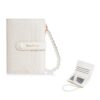 Baellerry N8357  Women Pearl Chain Short Wallet Zipper Coin Pouch Compact Card Holder
