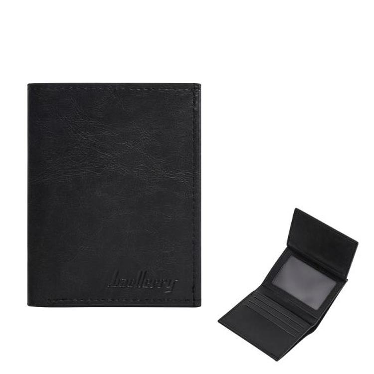 Baellerry K1979 Men Slim Vintage PU Leather Wallet Compact Travel Card Holder