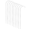 10pcs DIY Open-Shaped Curved Lead Thread Beading Needle, 9CM, 10CM
