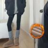 Shark Pants High Waist Hip-Lifting Elastic Tights, Fleece-lined/Black Classic, Fleece-lined/Dark Gray Classic, Lamb Fleece/Black Classic, Lamb Fleece/Dark Gray Classic