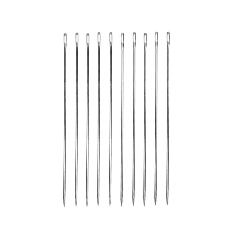10pcs Large-hole Extra-long Thick Quilt Handmade Sewing Needle, 10cm, 15cm, 20cm, 25cm, 30cm