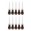 Wooden Handle DIY Shoe Repair Leather Drilling Awl, Gourd Awl, Straight Handle, Long Gourd Straight Needle