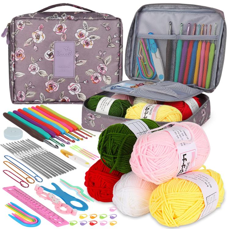 59pcs /Set DIY Crochet Yarn Knitting Tool Kit Set