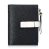 Baellerry N7101 Women Compact Snap Closure Wallet Multiple Card Slots Zippered Coin Pocket
