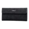 Baellerry C3099 Men Long Wallet Minimalist Flip Cover Multi-Card Holder Business Casual Tri-Fold Matte Clutch