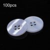 100pcs Pearlescent Resin 4-Hole Buttons Round Decorative Buttons For Shirt Cuffs, Wide Edge 1cm, Wide Edge 1.15cm, Wide Edge 1.25cm, Wide Edge 1.5cm, Wide Edge 1.8cm, Wide Edge 2cm, Fine Edge 1cm, Fine Edge 1.15cm, Fine Edge 1.25cm, Fine Edge 1.5cm...