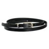 Women Jeans PU Leather Belt Dress Decoration