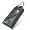 HUMERPAUL HU114 Vintage Leather Buckle Key Pouch Waist-Wearable Multi-Functional Metal Keyring
