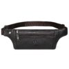 HUMERPAUL MH483 Men Leather Waist Bag Multifunctional Casual Crossbody Bag