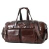 HUMERPAUL MH484 Men Leather Business Travel Bag Large Capacity Carry Bag, MH484