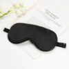 Silk Sleep Mask with Adjustable Buckle & Latex Strap Light Blocking Eye Mask