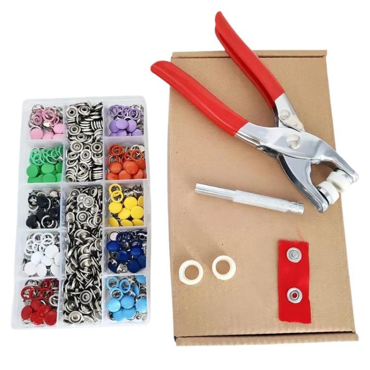 5-Claw Snap Buttons For Clothing Metal Snap Fastener Kit, 100 Hollow+100 Solid+Tools, 100 Hollow+100 Solid+15-Slot Storage Box, 50 Hollow+50 Solid+Tools, 50 Hollow+50 Solid+15-Slot Storage Box