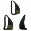 Crossbody Bag Color-Blocked Waterproof Sports Casual Chest Bag