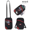 JUNLETU RFID Anti-Theft Card Holder Passport & ID Protector Ticket & Coin Pouch