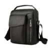 Men Vintage Business Shoulder Bag, Large Capacity Casual Crossbody Bag