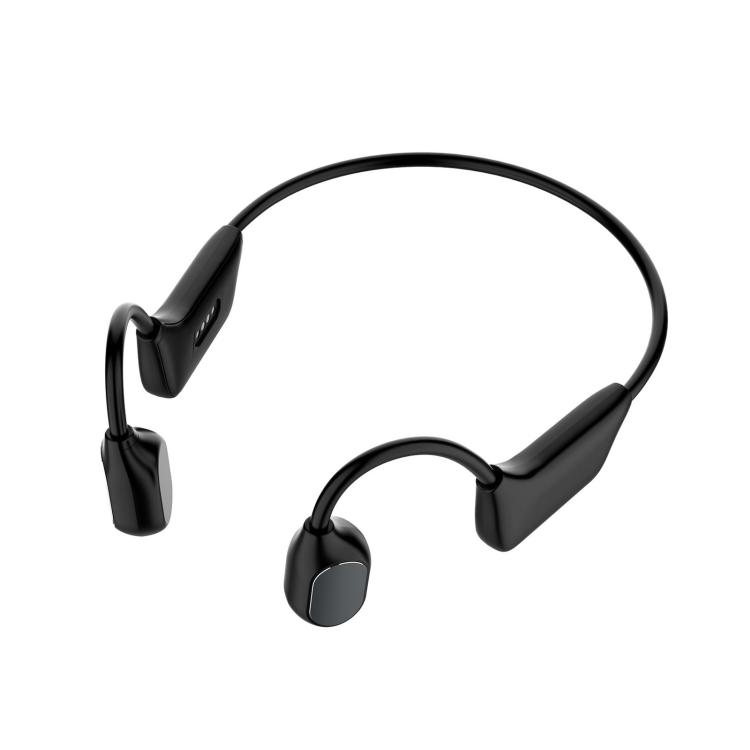 Noise Reduction HD Bone Conduction Hearing Aid Earphones Open-Ear Wireless Bluetooth Headphones, Black
