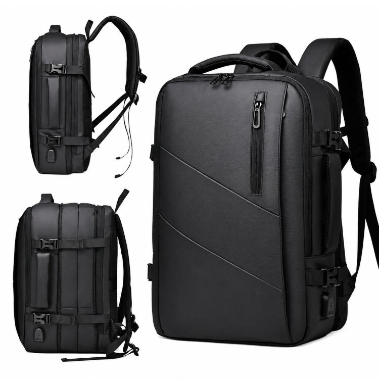 WEIXIER B683 Large Capacity Expandable Backpack Men Business Laptop Pack