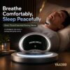 SNORE CIRCLE Smart Anti-Snoring Device Wearable TENS & EMA Throat Snore Stopper With App Tracking Sleep Aid For Adults, YA4300