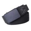 Men Elastic Web Belt Casual Stretch Braided Belts With Zinc Alloy Automatic Buckle, 105cm, 115cm, 125cm