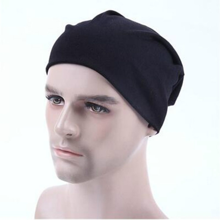 Men Candy Colors Knit Sleeve Cap Hip-hop Cap, One Size