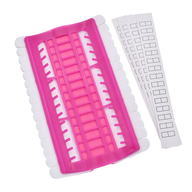 Cross Stitch Embroidery Special Tool 30 Hole Cable Arranger Threader Needle Box Pin Winder