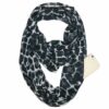 Multi-function Fashion Zip Pocket Design Scarf(Leopard Black Red)