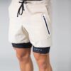 LYFT Loose Double Layer Quick-drying Fitness Shorts For Men, M, L, XL, XXL, XXXL