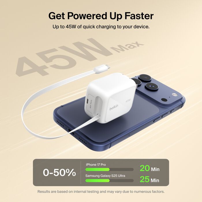 37d898057f15e587_WCH023dqWH-boostcharge-pro-retractable-gan-wall-charger-45w-resized-webgg03-2000x2000-us__lz__en_US Belkin UltraCharge New Retractable GaN Wall Charger 45W, White, US Plug