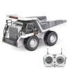 MoFun 1048 2.4G remote control nine-channel cargo construction vehicle 1:24 multi-function mining truck dumper, 1048(Silver)