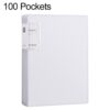 A4 Translucent Inner Pocket Document Storage Folder, 100 Pockets