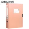 PP Thickened A4 Foldable File Storage Box, 2.0cm, 3.5cm