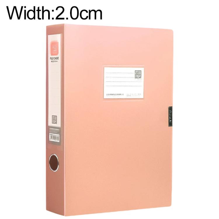 PP Thickened A4 Foldable File Storage Box, 2.0cm, 3.5cm