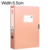 PP Thickened A4 Foldable File Storage Box, 5.5cm, 7.5cm
