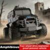 JJR/C Q241 Four-Wheel Drive Amphibious Explosion Proof Waterproof Remote Control Armored Vehicle