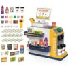 46pcs / Set Children Pretend Play Supermarket Cash Register Toy