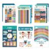 16pcs / Set Children Early Education Bohemian Style English Learning Wall Charts