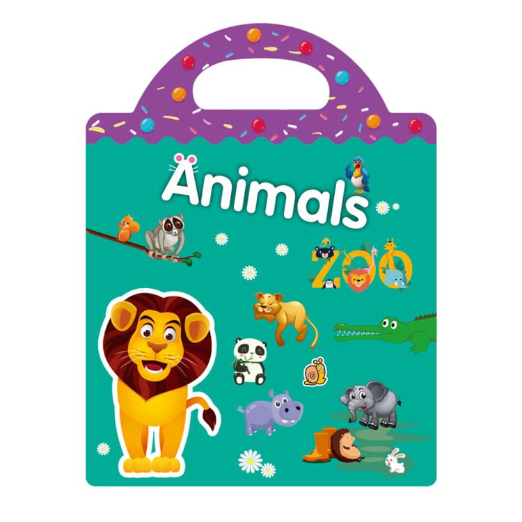 Children Early Education DIY Waterproof Reusable Stickers, Animals T01, Traffic T02, Dinosaur T03, Space T04, Body T05, Ocean T06, Princess T07, Insect T08, Farm T09, Four Seasons T10, Easter T13, Halloween Pumpkin Scarecrow T14, Christmas T15...
