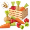 Wheat Straw Simulation Vegetable Planting Children Pretend Play Early Education Toy