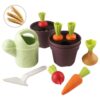 Wheat Straw Children Pretend Play Early Education Toy Potted Plant Set