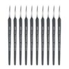 WeiZhuang Hook Line Pen Painting Hand-painted Watercolor Wolf Mint Hook Line Pen Painting Stroke Thin Line Brush, 10 PCS 00000 Dark Blue, 10 PCS 000 Dark Blue, 10 PCS 00 Dark Blue, 10 PCS 0 Dark Blue, 10 PCS 1 Dark Blue, 10 PCS 2 Dark Blue...