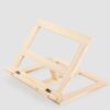 Wooden Reading Rack Children Notebook Stand Anti-myopia Book Stand, Log iron Clip, Log Wood Clip