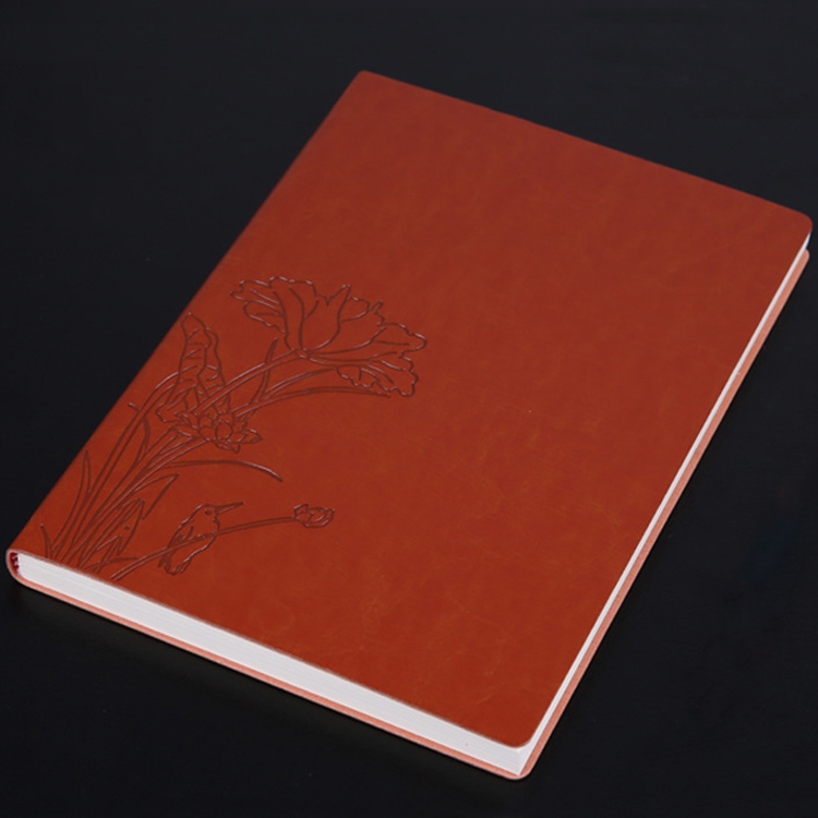 Notebook Student Notepad Diary Book Business Record Book PU Notebook, B5 Embossed Charred Tea Brown, B5 Embossed Black, B5 Embossed Bitter Tea Red, B5 Embossed Nile Blue, B5 Embossed Horn Gray, B5 Embossed Green
